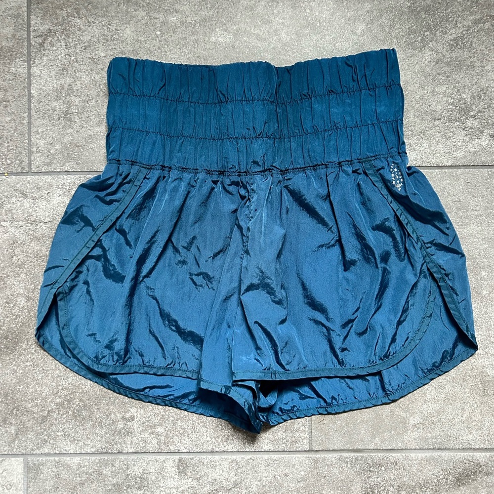 Free People The Way Home Shorts Teal size S